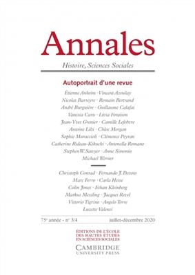 Annales. Histoire, Sciences Sociales, 75e Ann&eacute;e, N&deg; 3-4/2020 -  Various