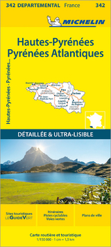 Hautes-Pyrénées Pyrénées-Atlantiques - Michelin Local Map 342 - Michelin