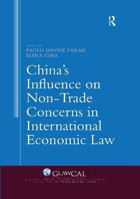 China's Influence on Non-Trade Concerns in International Economic Law