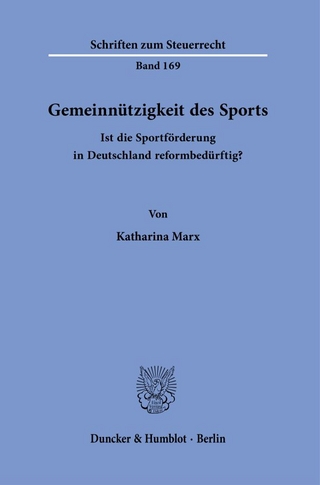 Gemeinnützigkeit des Sports.