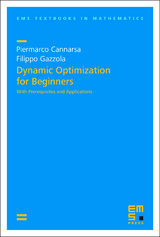 Dynamic Optimization for Beginners - Piermarco Cannarsa, Filippo Gazzola