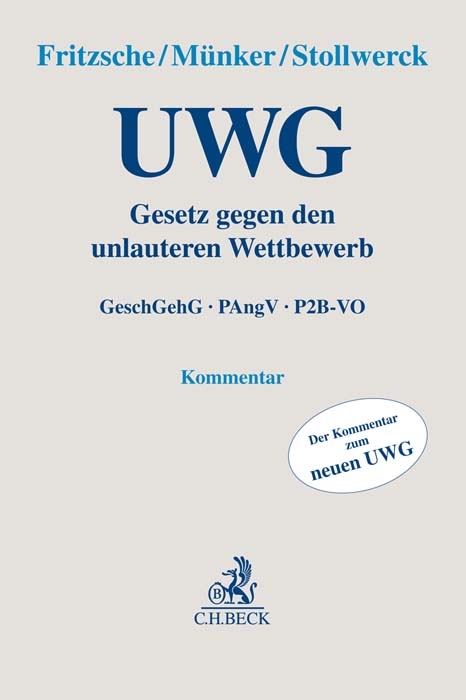 Gesetz gegen den unlauteren Wettbewerb. UWG - 