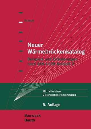 Neuer Wärmebrückenkatalog - Buch mit E-Book