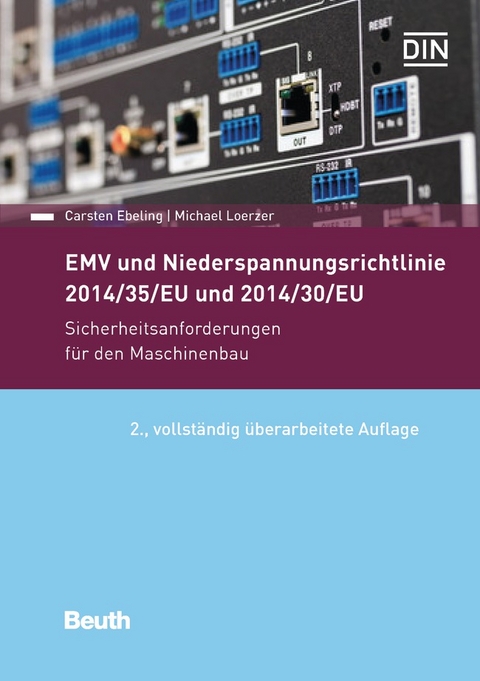 EMV und Niederspannungsrichtlinie 2014/30/EU und 2014/35/EU - Buch mit E-Book - Carsten Ebeling, Michael Loerzer