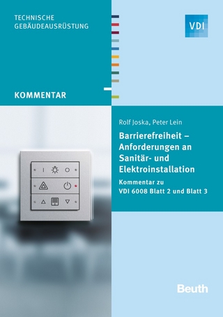 Barrierefreiheit - Anforderungen an Sanitär- und Elektroinstallation - Buch mit E-Book