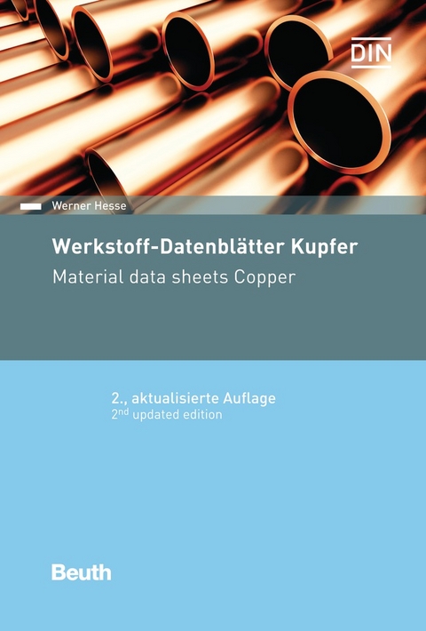 Werkstoff-Datenblätter Kupfer - Buch mit E-Book - Werner Hesse