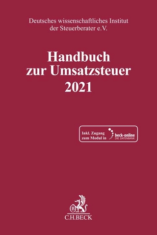 Schriften des Deutschen wissenschaftlichen Instituts der Steuerberater e.V. / Handbuch zur Umsatzsteuer 2021. USt 2021