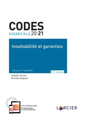 Insolvabilit&eacute; et garanties 2021 - Isabelle Durant, MICHELE GREGOIRE