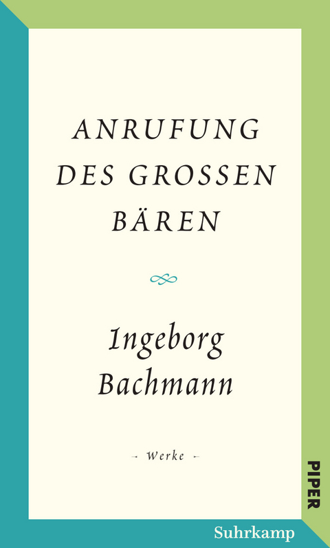 Salzburger Bachmann Edition - Ingeborg Bachmann
