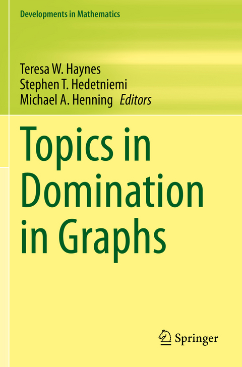 Topics in Domination in Graphs - 