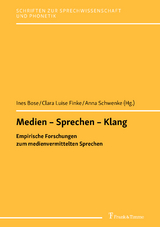 Medien &ndash; Sprechen &ndash; Klang - 