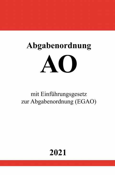 Abgabenordnung (AO) - Ronny Studier