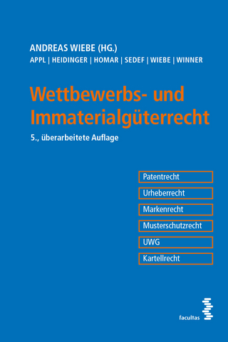 Wettbewerbs- und Immaterialgüterrecht
