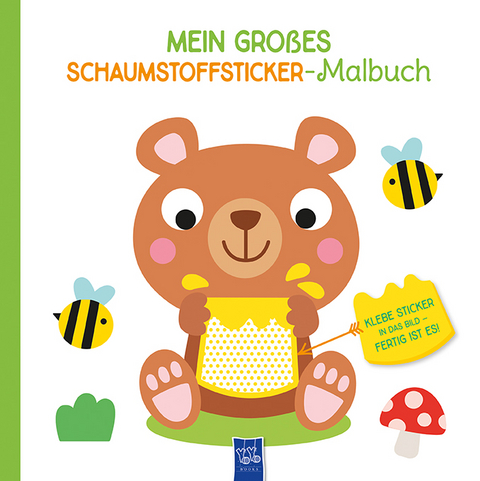 Mein gro&szlig;es Schaumstoffsticker-Malbuch - B&auml;r
