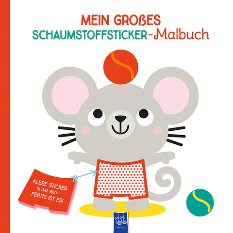Mein gro&szlig;es Schaumstoffsticker-Malbuch - Maus