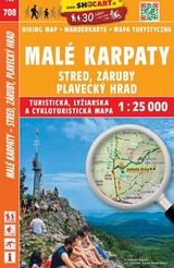 Mal&eacute; Karpaty - stred, Z&aacute;ruby, Plaveck&yacute; hrad / Kleine Karpaten - Mittlere (Wander - Radkarte 1:25.000)