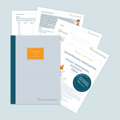 Basiswissen: Wortarten, 3. + 4. Klasse - leicht verstehen & intensiv üben - Manuela Winter, Diana Wimmer
