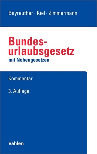 Bundesurlaubsgesetz: BUrlG