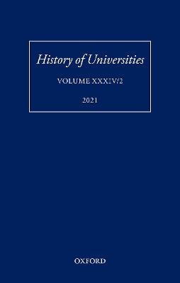 History of Universities: Volume XXXIV/2