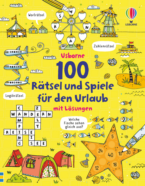 100 R&auml;tsel und Spiele f&uuml;r den Urlaub