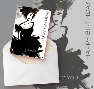 Mode Glückwunschkarte