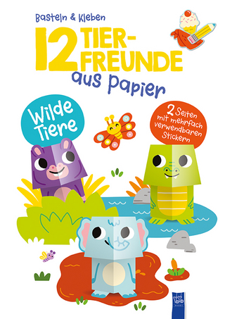 12 Tierfreunde aus Papier - Wilde Tiere