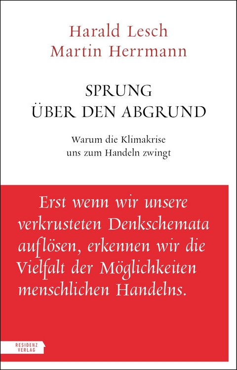 Sprung &uuml;ber den Abgrund - Harald Lesch, Martin Herrmann