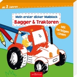 Mein erster dicker Malblock &ndash; Bagger & Traktoren