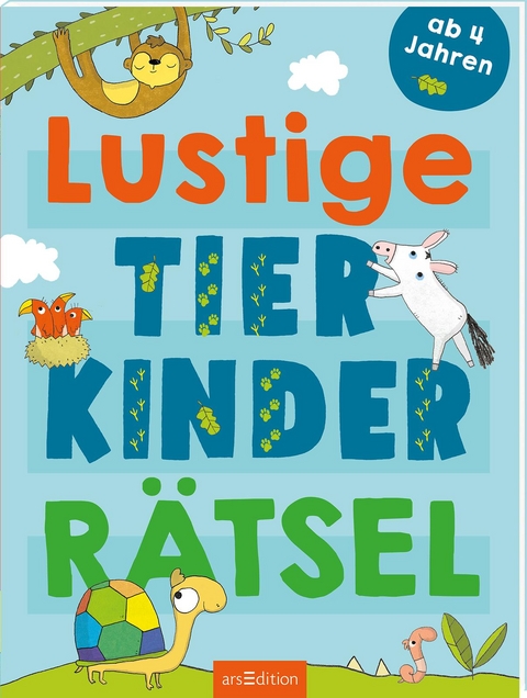 Lustige Tierkinder-R&auml;tsel