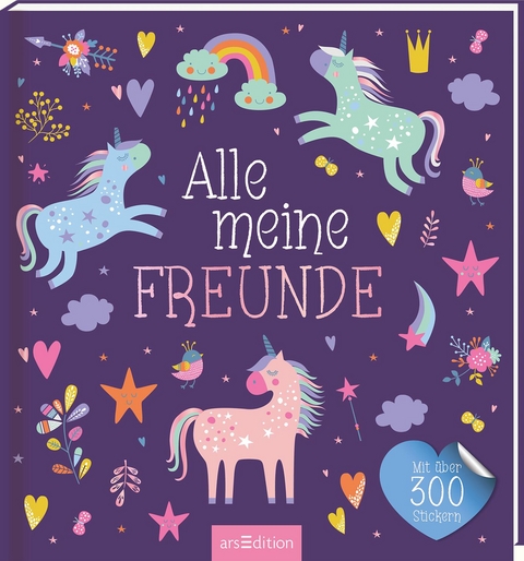 Alle meine Freunde &ndash; Einhorn | Mit &uuml;ber 300 Stickern