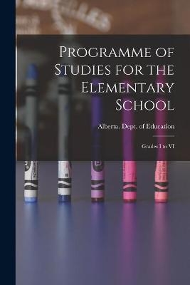 Programme of Studies for the Elementary School