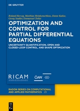 Optimization and Control for Partial Differential Equations - 