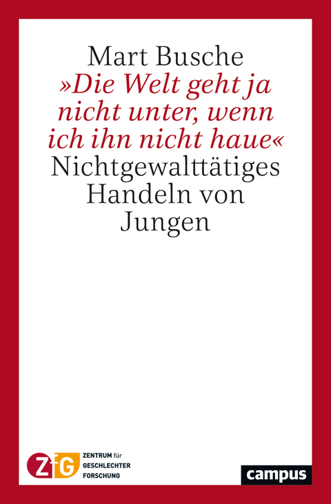 &raquo;Die Welt geht ja nicht unter, wenn ich ihn nicht haue&laquo; - Mart Busche