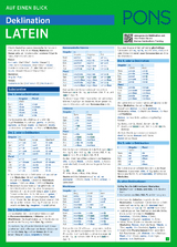 PONS Auf einen Blick Deklination Latein
