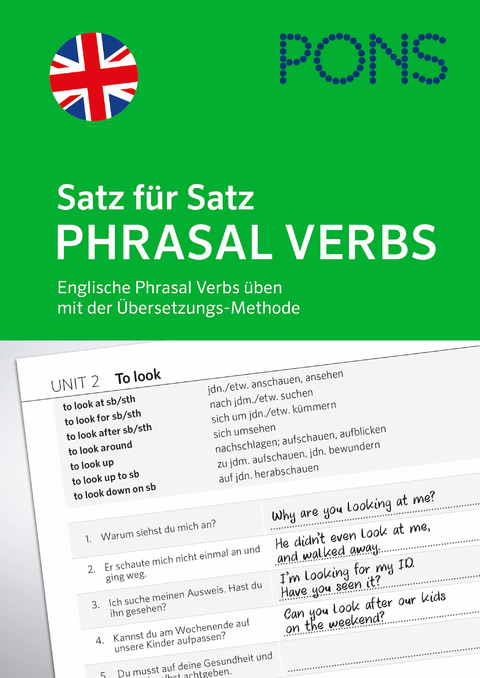 PONS Satz f&uuml;r Satz Phrasal Verbs Englisch