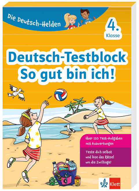 Klett Die Deutsch-Helden: Deutsch-Testblock So gut bin ich! 4. Klasse