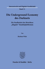 Die Underground Economy des Darknets. - Marlene W&uuml;st