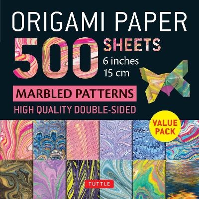 Origami Paper 500 sheets Marbled Patterns 6" (15 cm) - 