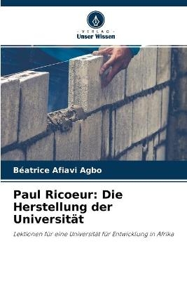 Paul Ricoeur - B&eacute;atrice Afiavi Agbo