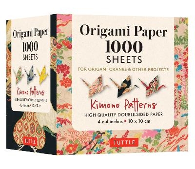 Origami Paper 1,000 sheets Kimono Patterns 4" (10 cm) - 