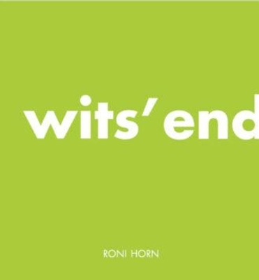 Roni Horn: Wits' End - Roni Horn, Michelle White