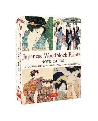 Japanese Woodblock Prints, 16 Note Cards