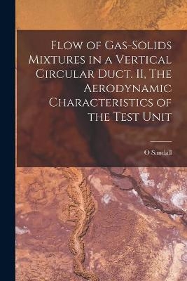 Flow of Gas-solids Mixtures in a Vertical Circular Duct. II, The Aerodynamic Characteristics of the Test Unit