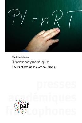 Thermodynamique - Zouhaier MEHREZ