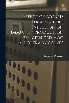 Effect of Ascaris Lumbricoides Infection on Immunity Production by Lapinized Hog Cholera Vaccines