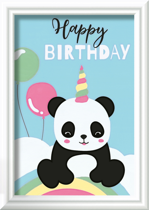 CreArt, Malen nach Zahlen Kinder - Happy Birthday