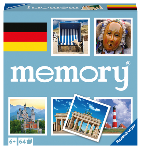 memory&reg; Deutschland - Gesellschaftsspiel & Brettspiel ab 6 Jahre - William H. Hurter