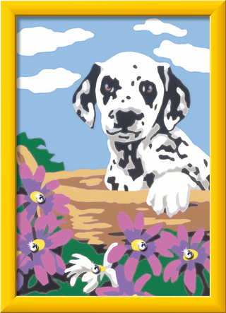 CreArt, Malen nach Zahlen Kinder - Dalmatiner Welpe