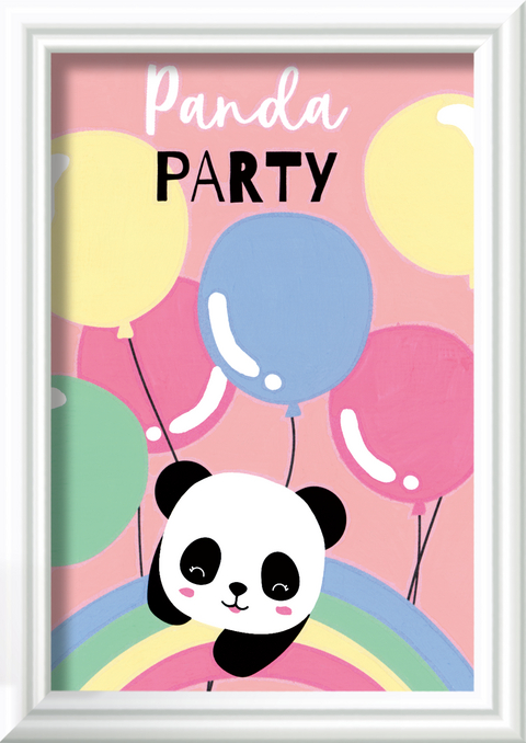CreArt, Malen nach Zahlen Kinder - Panda Party