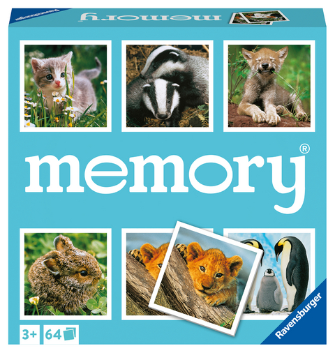memory&reg; Tierkinder - Kinderspiel ab 3 Jahre - William H. Hurter